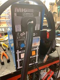Saldatrice  a filo e mola da banco