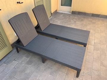 Sdraio prendisole regolabili da esterno