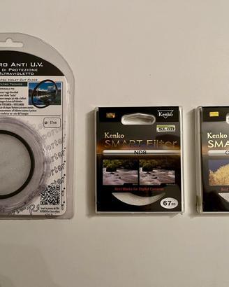 Kit filtri circolari per obiettivo 67mm