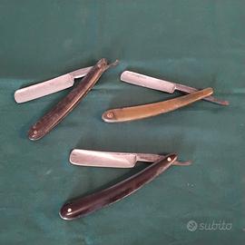 3 Antichi rasoi da barba 