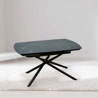 tavolo allungabile rotante ceramica gamba x 130 cm