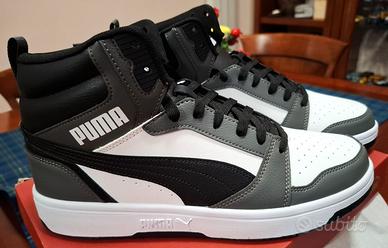 SCARPE PUMA REBOUND V6 Nero Grigio Bianco ms. 43 N