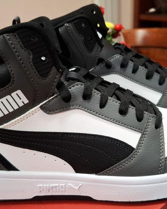SCARPE PUMA REBOUND V6 Nero Grigio Bianco ms. 43 N