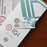 Diamante naturale IGI 0,41 ct