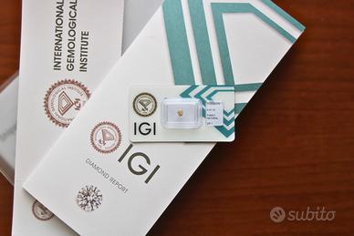 Diamante naturale IGI 0,41 ct