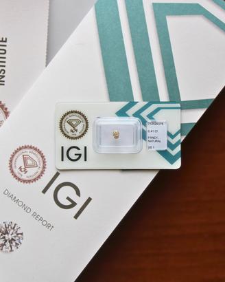 Diamante naturale IGI 0,41 ct