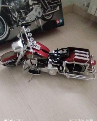 harley davidson tamiya scala 1/6 da finire
