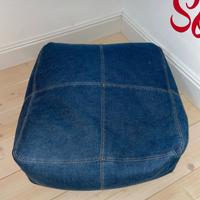 Pouf morbido in jeans