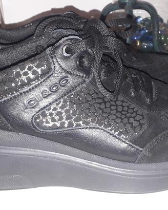 Sneakers IGI&CO - Nere con platform in pelle NUOVE