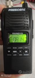 PRESIDENT RANDY 2 RADIO CB  PORTATILE