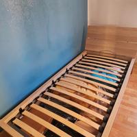 LETTO SINGOLO IKEA MALM CON CASSETTONE