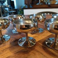 6 coppe acciaio Mepra