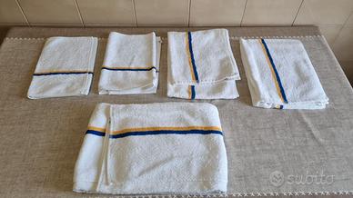 set 5 asciugamani da bagno in cotone