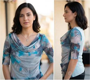 maglietta drappeggiata 