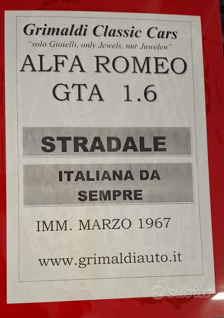 Alfa Romeo Gt Gta 1967 photo 5