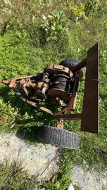 Argano meccanico per trattore