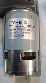 gear box motor .motore ridutore 24 volt