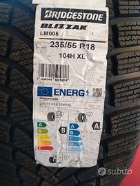 2 gomme 235 55 18 bridgestone inv a4638