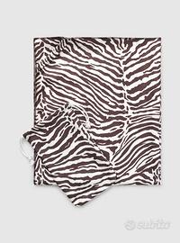 Telo mare zebra con pochette coordinata