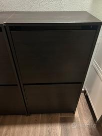 Scarpiera ikea marrone