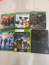 Set 6 videogiochi per console xbox