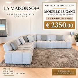 La Maison sofa divano angolare in tessuto € 2350