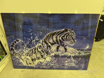 3 Puzzle GRANDI, Tigre Unicorno e Cerbiatto