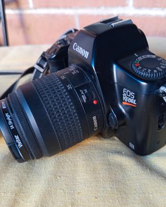 CANON  EOS REBEL  + FLASH ACHIEVER 115 M 
