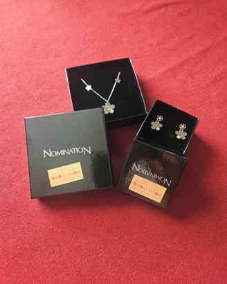 Collana e orecchini Nomination