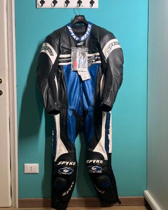 Tuta intera Spyke Big One Race in pelle taglia 56