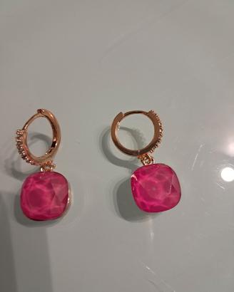 orecchini nuovi fucsia