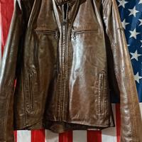 giacca pelle cafè Racer norton