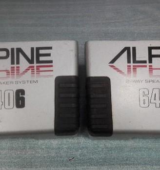 2 BOX PER CASSE ACUSTICHE Hi Fi ALPINE VINTAGE IN
