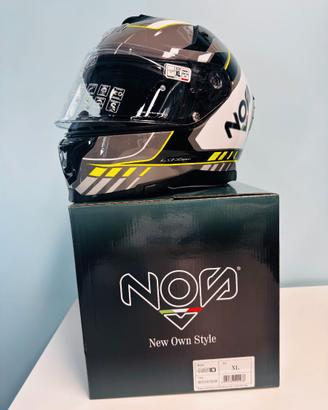 Casco NOS NS-10 MIG Fluor Yellow XL NUOVO