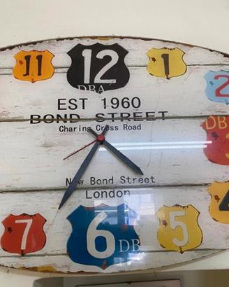 Orologio da parete Bond Street Stile vintage