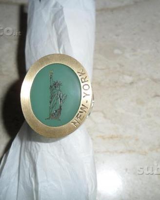 Anello in oro e argento