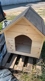 Cuccia per cani artigianale 85x65x90