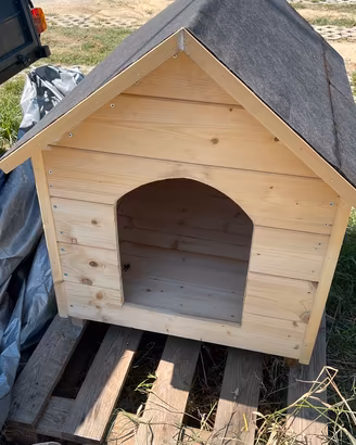 Cuccia per cani artigianale 85x65x90