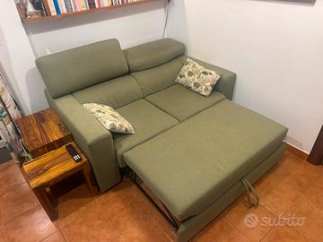 Divano due posti Dylan verde relax
