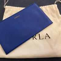 Pochette Furla originale blu elettrico