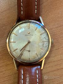 Orologio anni '60-'70 Zenith oro massiccio