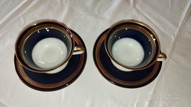 2 tazze da tè vintage porcellana bavarese