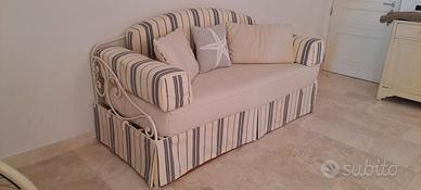 Divano letto in ferro battuto
