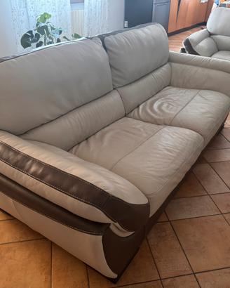 Divano Altoni in Pelle 3 posti