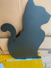 Lavagna magnetica design a forma di gatto