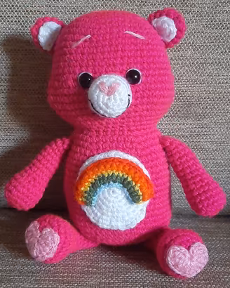 orsetto del cuore amigurumi 