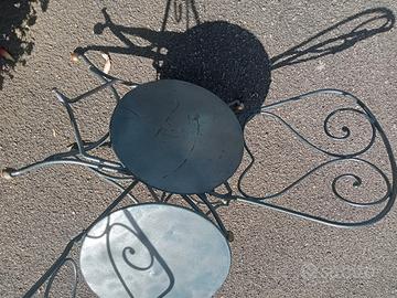 sedie in ferro battuto 