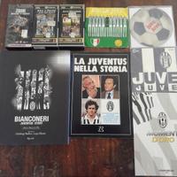 JUVENTUS lotto vario MONETE VINILI LIBRI VHS