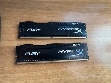 8GB Ram HyperX Fury DDR4