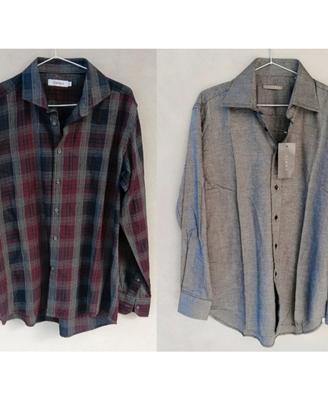 Set due camicie uomo Conbipel nuove, tg L, cotone